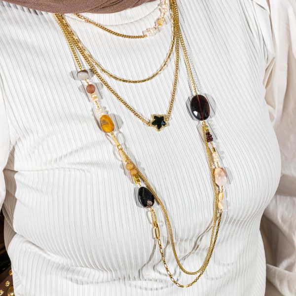 3 Layer Short Necklace
